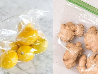Toss Lemons and Ginger in the Refrigerator